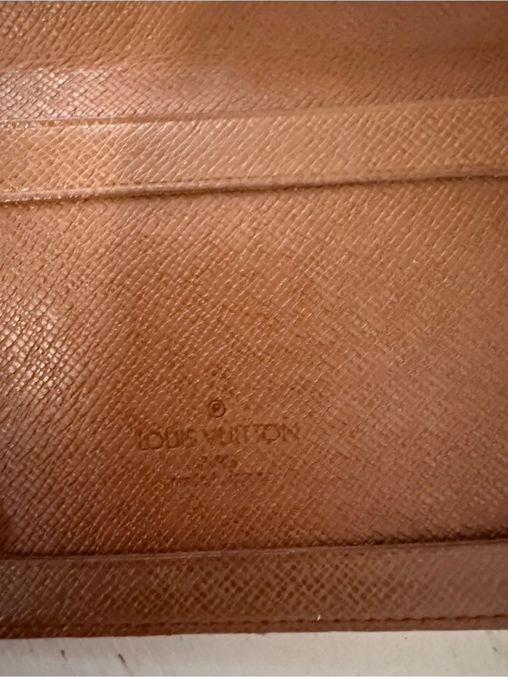 LOUIS VUITTON Porto 2 Carte Vertical Monogram (Two Card ) Case 1989 France
